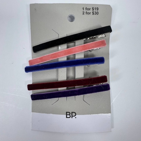 Nordstrom Lot Giant Scrunchie Velvet Hair Clips Hairband Bandana - Picture 9 of 11